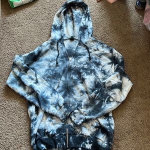 Wild Fable tie dye Zip Up Sweatshirt